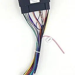 ROSHI Android Car Stereo Power Cable/Harness/Coupler Compatible for Hyundai Cars Black Coupler-image-0