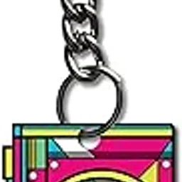 signoogle Wooden Printed Camera Theme Keychain Bike/Car/Men/Women/Bag Key Tag Keyrings Multicolored (1.5 x 2.5 Inch)-picture-17
