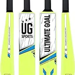 UG Sports | Light Weight Fiber Plastic Cricket Bat Perfect for Synthetic & Tennis Ball | UV Digital Printing | Plastic Bat for Men | Sky Blue Sticker | 33.4 X 4.5 Inches (Green, Full Size)-image-21