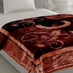 Monte Carlo Single Bed Winter Blanket Lavish 2 Ply PVC Bag Pack 156 GSM, (220x160 CM), Dark Brown-picture-26