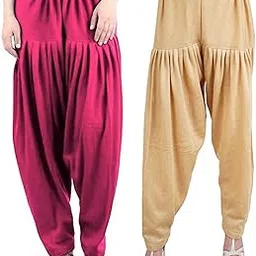 Women's Winter Woolen Warm Patiala Salwar Plus Size XXL & 3XL (Combo Pack of 2 Pcs)-image-9