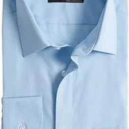 marks & spencer Mens Solid Polyester Blend Collared Neck Regular Fit Easy Iron Long Sleeves Shirt-picture-13