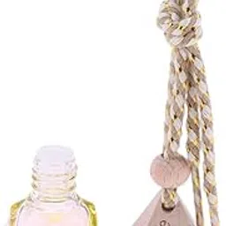 CALANDIS 5Pcs 6ML Car Hanging Perfume Bottle Essential Oil Pendant Decor Yellow | | Natural & Alternative Remedies-picture-33