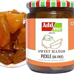 Add me Sweet Mango Pickles 600gm mango murabba in spices Glass Jar-picture-20