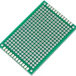 Electronic Spices 60mm X 40mm Copper Clad Double Side Universal Printed Circuit Board or Pcb Pack of 1pcs 1300-image-0