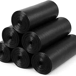 Joyherb Garbage Bags | Medium | 180 Count | 30 Pcs × 6 Rolls | 19 x 21 Inches | Strong & Durable Trash Bags for Home, Kitchen, Office | Leak-Proof | Tear-Resistant | Odor-Free | Dustbin Bags | Black-picture-36