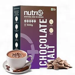 NUTRI5 Plus Chocolate Malt Health Mix, 500g, Supports Child’s Growth & Weight Gain, Essential Vitamins, Easy to Digest-image-97