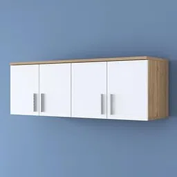 SPYDER CRAFT Matte Finish EA115 Wall Mounted Kitchen Cabinet Multi-Purpose Cabinet for Kitchen, Living Room & Bedroom Color: Walnut - White || Assembly -DIY (Do-It-Yourself)-image-45