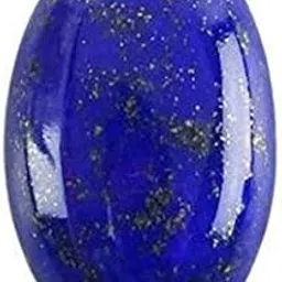 kabeer sales 100% Natural and Certified Lapis Lazuli/Lajward Lajwart Lajvrat Lajwrat Lapis Lazuli Gemstone Rashiratan with Hallmarked Lab Certificate-picture-10