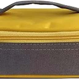 Aafeen Polyurethane Insulated Office Tiffin Lunch Bag Without Containers for School Kids, Men and Women (Grey)-image-2
