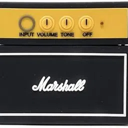 Soft Silicone Protective Case 3D Design Shockproof Case Cover with Anti-Lost Metal Keyring Compatible for Apple AirPods Pro Charging Case (Marshall-Black)-picture-16