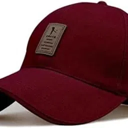 HOBOKEN Baseball Cap Adjustable Size for Running Workouts and Outdoor Activities All Seasons (in, Alpha, Free Size, Maroon)-picture-21