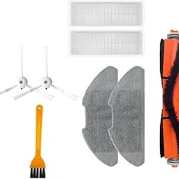 ABRALE Replacement Replenishment Combo Kit Part for Mi Robot Vacuum-Mop 2 Pro (Includes Filters, Bristle Brush, Mop Cloths, Side Brushes and Cleaning Tool),‎MJST1SHW-image-42