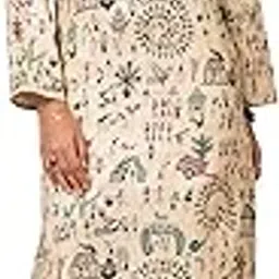 gmh Women's Cotton Blend Warli Design Kurti, Casual-picture-33