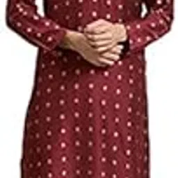 sojanya (Since 1958 Men's Cotton Maroon Kurta & White Churidar Pyjama Set Size 36-picture-58