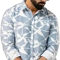 Men's Slim Fit Cotton Casual Shirt (PK19SH1455B-XL)_PT-image-83