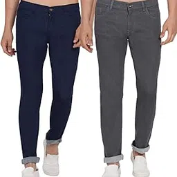 dais Men's Stretchable Straight Fit Mid Rise Jeans for Men-picture-44