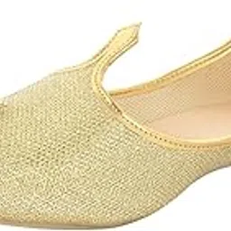 ramraj cotton Ramraj Men Golden Wedding & Sherwani Mojari's-picture-22