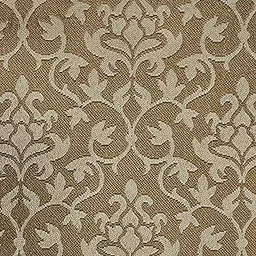 Damask Design Jacquard Material Polyester-Cotton Fabric for Sofa Curtains Cushion Chair Craft Available in Running Meter Length - 137 cms (54 inches) Width (Cream)-picture-16