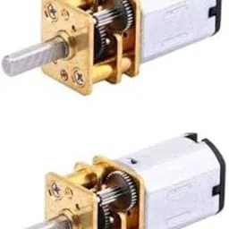 YUTH TRADING COMPANY N20 3V-9V 100 RPM 14mm shaft Gear Motor Miniature 4 RC Car Robot wheel Pack of 2-image-52