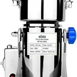 KUKU® Mini Stainless Steel Dry Spice, Nuts, Grains, Bean Grinder Mixer - 1600Watt, 300gram Capacity Mixer Grinder-picture-19