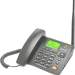 Beetel F3 4G Fixed Corded Landline Phone Wireless Phone with Hotspot, LED Backlight, 2 Way Digital Speaker, Supports 4G Volte, 4G LTE, 3G, 2G (F3)(Black) image 1