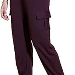 buynewtrend Blend Women Relaxed Fit Jogger Pant with Pockets | Casual Cargo Pants-picture-42