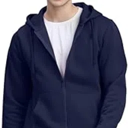 lazychunks Men's Cotton Full Sleeve Hooded Neck Sweatshirt Stylish Jacket-picture-39