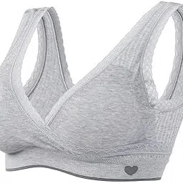 sensual lady Women's Nursing Maternity Bras – Pregnancy Crossover Cotton Lace Trim Super Soft Nursing Bra & Maternity Bralette – Comfortable Breastfeeding Bra for New Moms.-picture-15