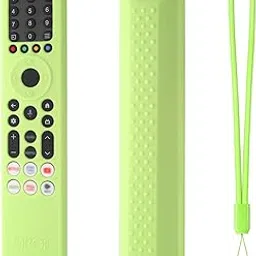 Oboe Silicone TV Remote Cover Compatible with TCL Tv Remote RC833A 4K QLED Google TV Protective Case with Lanyard (C-Glow in Dark Green) [Remote NOT Included]-picture-48