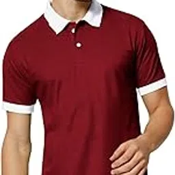 swadesi stuff Solid Color Regular Fit Polo T-Shirt for Men-picture-10