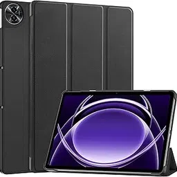 ProElite Cover for Realme Pad 2 Lite 10.95 inch Cover Case, Slim Trifold Flip case Cover for Realme Pad 2 Lite 10.95 inch Tablet, Black-image-3