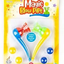 YBN Magic Blow Pipe Set of 2 Floating Ball Creative Magic Blowing Fly Ball Toy Party Game Toys for Kids & Adults, Rirthday Party return Gifts.-picture-25