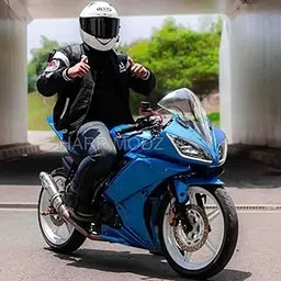 HARP MODZ® R15 V1 V2 S Indonesian Type Bubble Visor White Colour Windshield Wind Deflector-picture-16