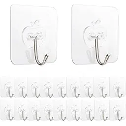Self-Adhesive Apple Design Plastic Waterproof Non-Drilling Wall Mounted Hook for Robe/Coat/Towel and Keys (Apple Hook Pack of 10)-picture-12