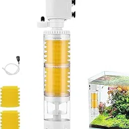 Jainsons Pet Products Transparent 4-in-1 Internal Aquarium Filter with Cleaning Chamber System, Submersible Oxygen Pump Sponge Aquarium Silent Filters for Fish Tank (30W,1500 L/H, Model RS-267F)-picture-36