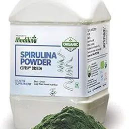 Medilina Spirulina Powder | Supplement Vitamins and Minerals | FDA and Organic USDA Certified | 1kg-picture-21