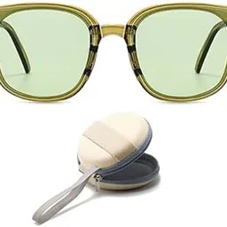 zqbiee Foldable Sunglasses with UV Protection & Pockets Men & Women Sunglasses with cute cover-picture-30