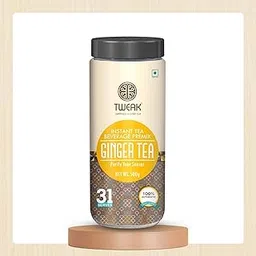 Tweak Instant Ginger Tea Premix 500g | Spicy Chai | Just add Hot water | Blended with Sugar, Milk Solids, Instant Tea and Natural Ginger Flavour | Makes 31 cups of 100ml. | Desi Chai-picture-29