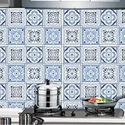 DivineDesigns™ Light Blue Textures Kitchen Sticker image 1