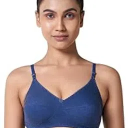 blossom Women's Double Layered Full Coverage Non Wired Non Padded 48% Cotton, 52% Polyester Back Closure Everyday Bra_Winners Bra-picture-13