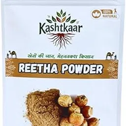 Kashtkaar Reetha Powder | Natural Ayurvedic Beauty Care Soapnut Powder for Hair and Skin | Herbal Hair Cleanser and Scalp Purifier Natural Gentle Exfoliant for Face Packs (250g)-image-26