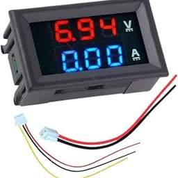 ElectroBricks 100V 10A Dual LED Voltmeter Ammeter Monitor Panel-picture-28