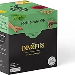 Innofus Melt Mode On Assam Superfine Green Tea | With Lemon,Mint & Garcinia Cambogia | Good For Weight Management(Pack of 1, 15Tea Bags)-picture-19