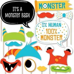 Monster Bash - Little Monster Props Set for Birthday Party or Baby Shower, Pack of 20-picture-19