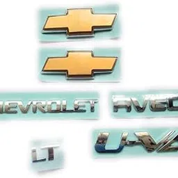 KarGide CAR Badge Emblem Monogram Logo Decal Wraps Sticker Symbol Complete kit Compatible with A-veo U-VA Aveo UVA-picture-10