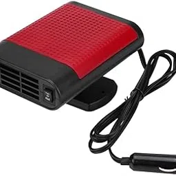 Window Defroster, 12V Car Portable Electric Window Heater Heating Dryer Windshield Fan Defroster Demister (Red)-picture-54