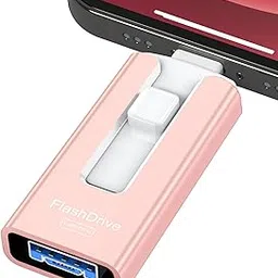 USB Flash Drive 512GB, Photo Stick Memory External Data Storage Thumb Drive Compatible for Phone, Pad, Android, PC and More Devices (Pink)-picture-13