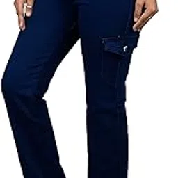 rj collection Regular Fit Stylish Mid-Rise Cargo Jeans for Women – Multiple Pockets(Cargo Jeans)-picture-22