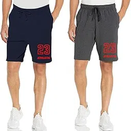 kart black Men's Regular Fit Shorts with Pocket|Casual Knit Shorts|Printed Shorts|Over Sized Shorts|(S,M,L,XL,XXL,3XL,4XL,5XL) Combo Pack of 2-picture-45